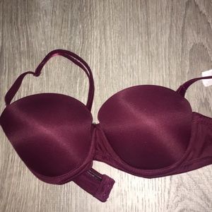 Victoria’s Secret/Pink Maroon Push Up Bra